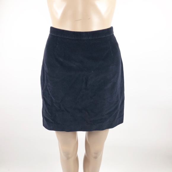 Limited America Dresses & Skirts - 🎁3X$25🎁 Vintage Moss Dark Navy Blue Suede Skirt